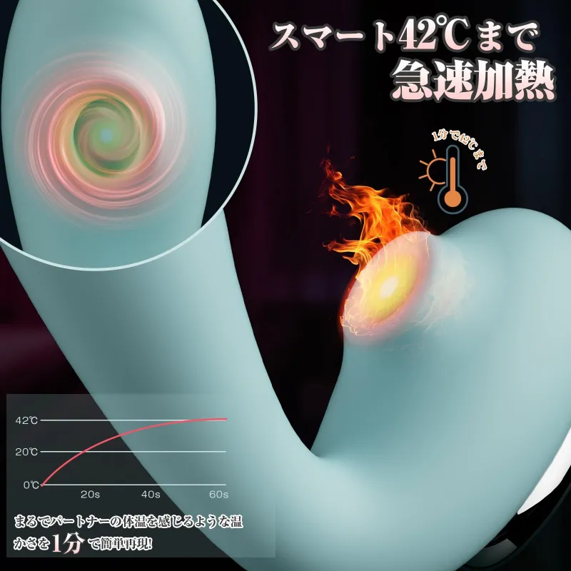 Toycod TaraY バイブ ピストンバイブ温感画像