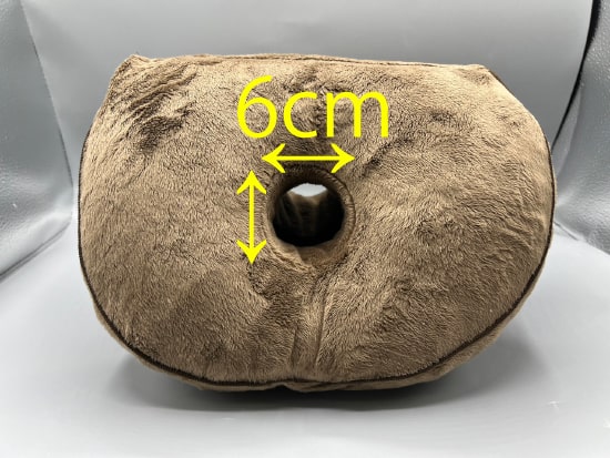 オナホクッションの穴の大きさ説明