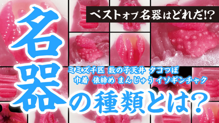 名器オナホの種類とは？の画像
