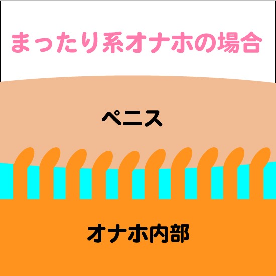 まったり系オナホ内部説明画像