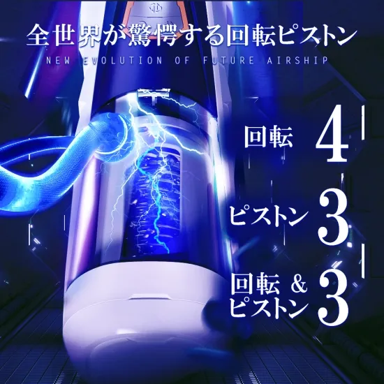 回転＆ピストンの複合型全自動オナホール