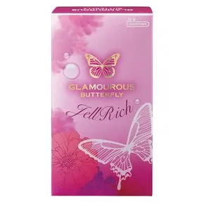 女性におすすめのコンドーム：グラマラスバタフライジェルリッチのパッケージ画像