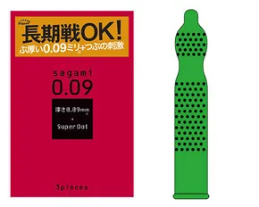 刺激系コンドーム：サガミドットタイプコンドームのパッケージ画像