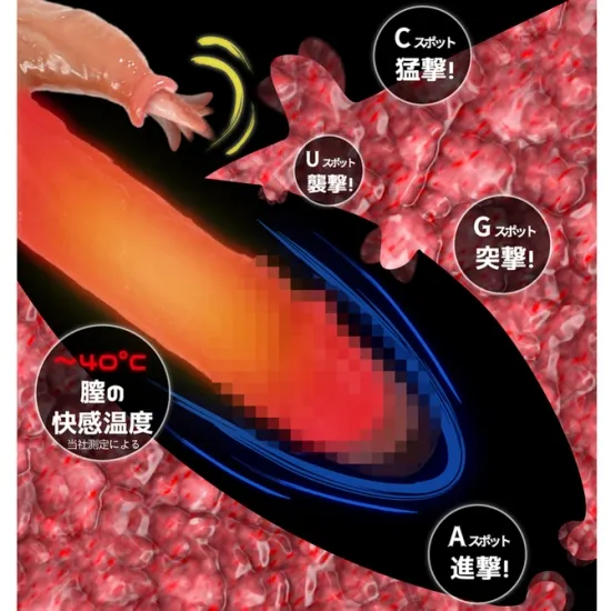 回転ピストンと振動で絶頂体験を。