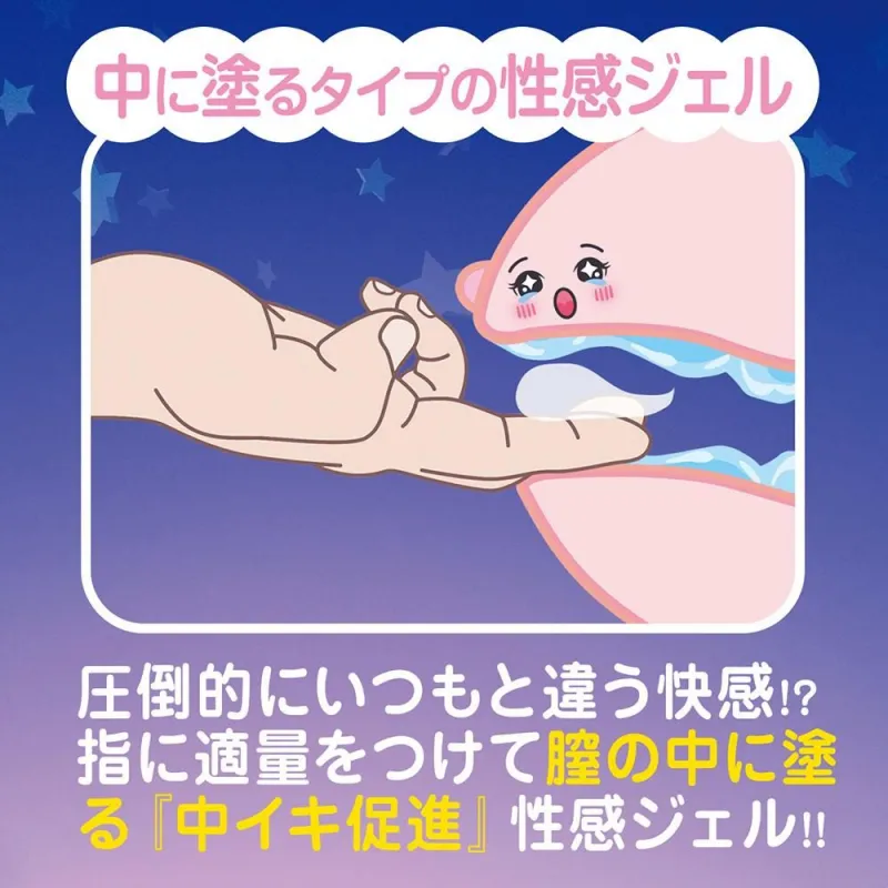 膣内に塗布するための専用ジェルです。