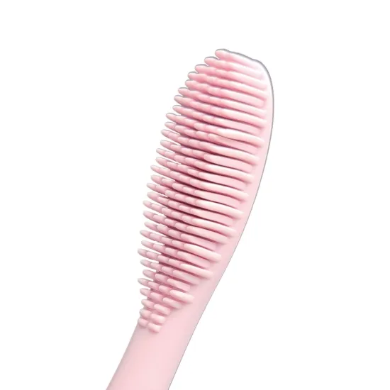 シリコンでできた柔らかブラシ。