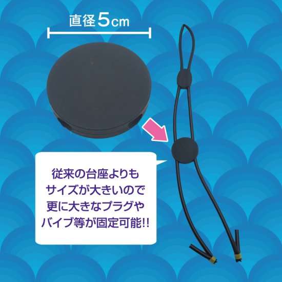 アナルストッパーバンド追加台座説明画像