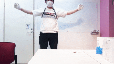 激しい動きのプレイにも対応可能