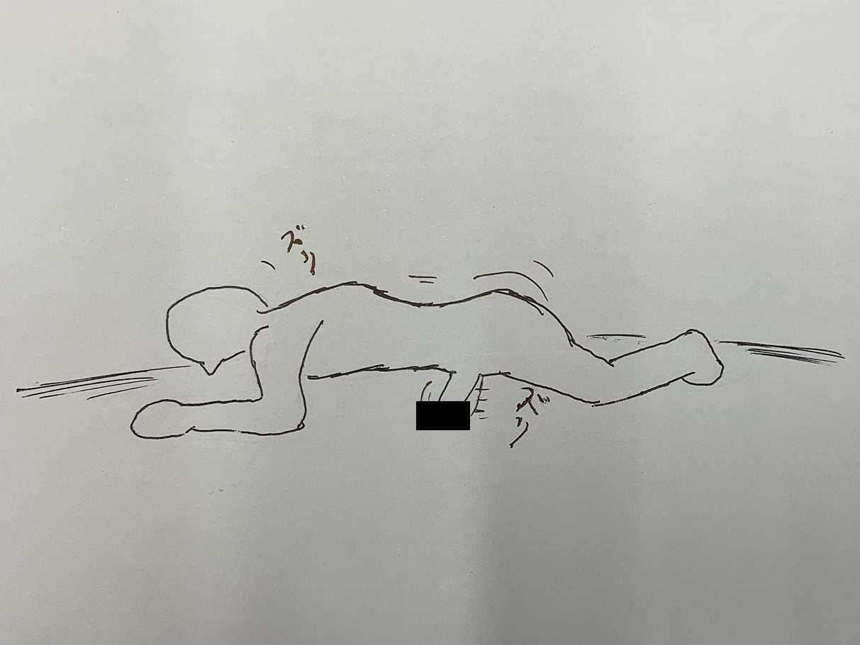 床オナ画像