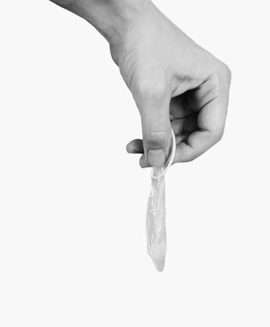 使用済コンドームの画像