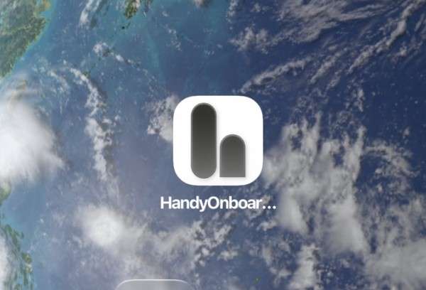 専用アプリ「HandyOnboarding」