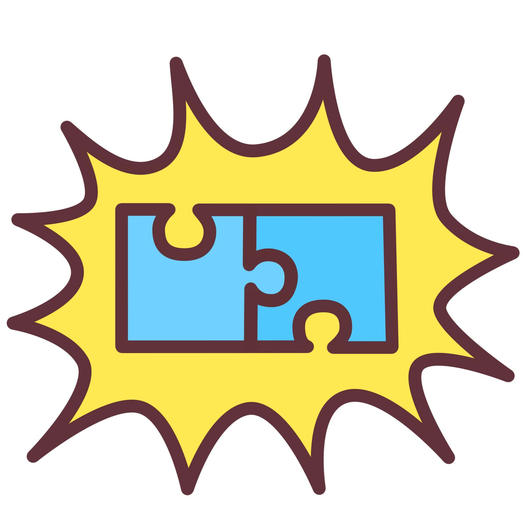 パズルがハマる画像